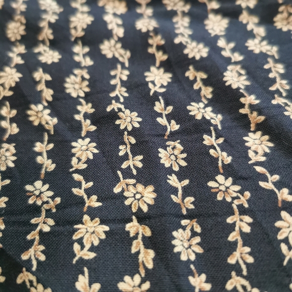 90's Vintage Floral Print Pants | Rayon Pants - Picture 3 of 4